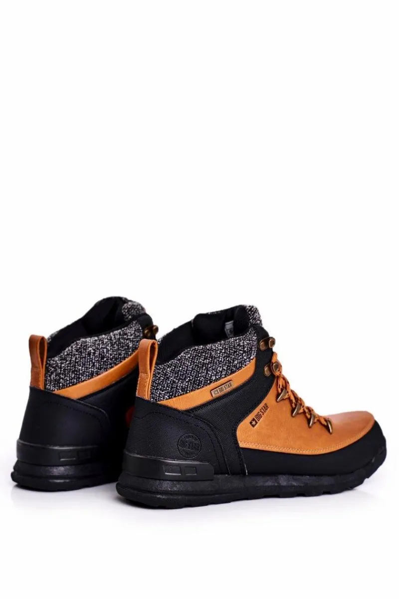 Sale Damskie Buty Trekkingowe Big Star Camel GG274619 Damskie Trekkingowe Damskie