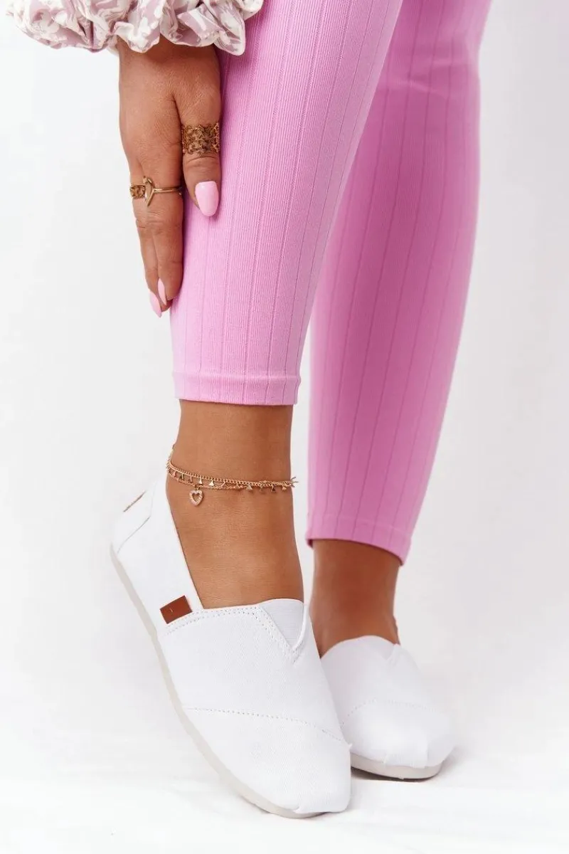 New Evento Damskie Espadryle Białe After Hours