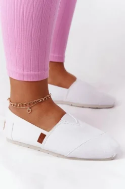 New Evento Damskie Espadryle Białe After Hours