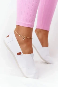 New Evento Damskie Espadryle Białe After Hours