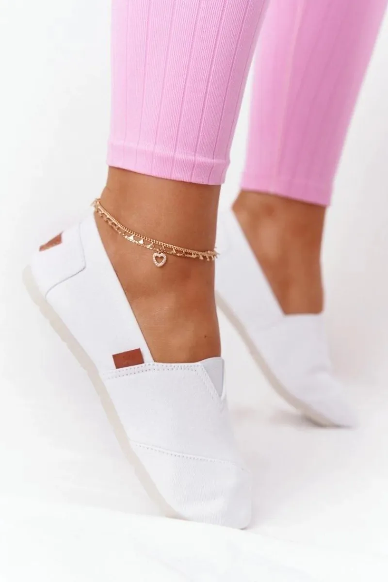 New Evento Damskie Espadryle Białe After Hours