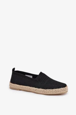 Sale Buty damskie Vinceza Damskie Espadryle Z Plecionką Vinceza 13624 Czarne Czarny