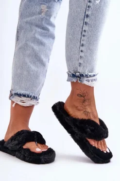 Kapcie Klasyczne|Klapki Z Futerkiem><noscript><img width=