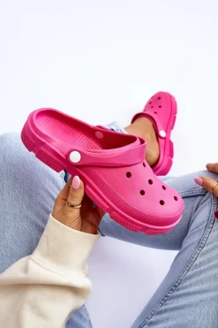 Best Damskie Gumowe Kroksy Fuksja Rabios Damskie Klapki Damskie Klasyczne