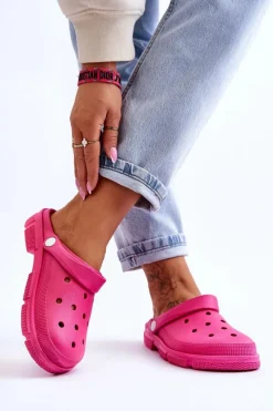 Best Damskie Gumowe Kroksy Fuksja Rabios Damskie Klapki Damskie Klasyczne