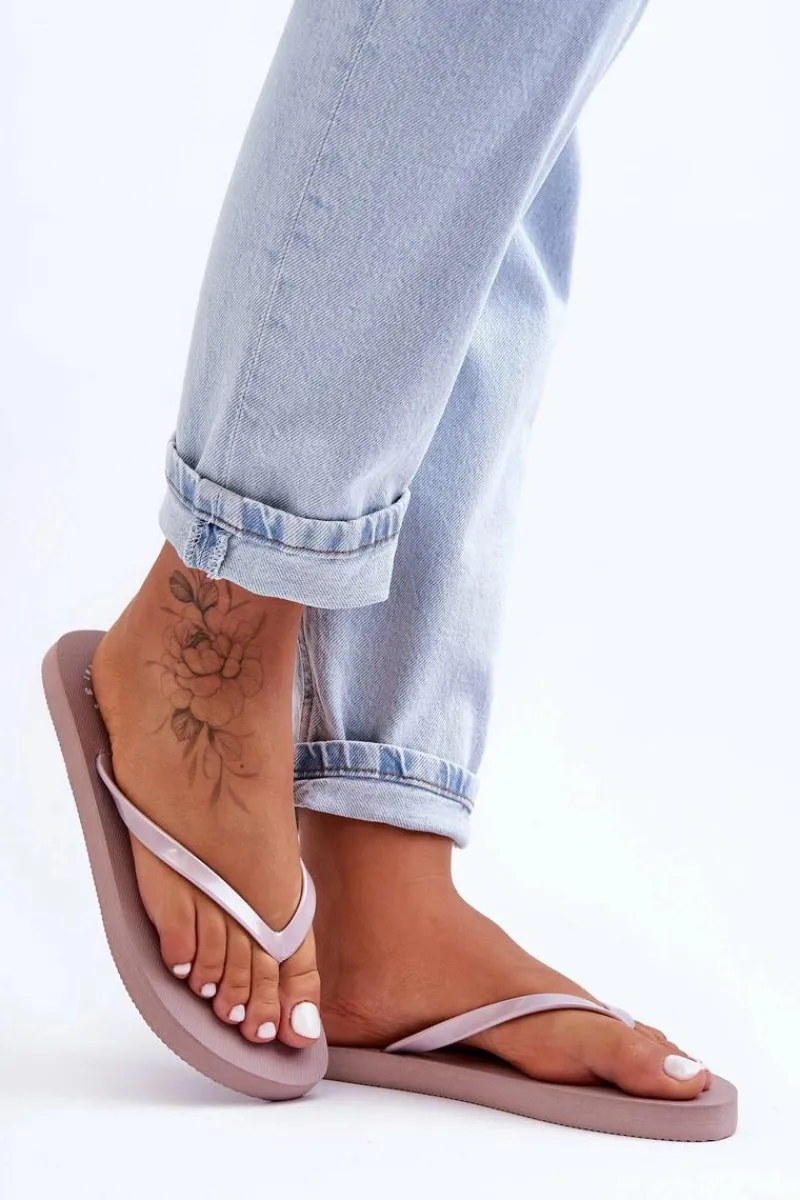 Hot 4F Damskie Japonki Klapki SS23FFLIF064-83S Beżowe