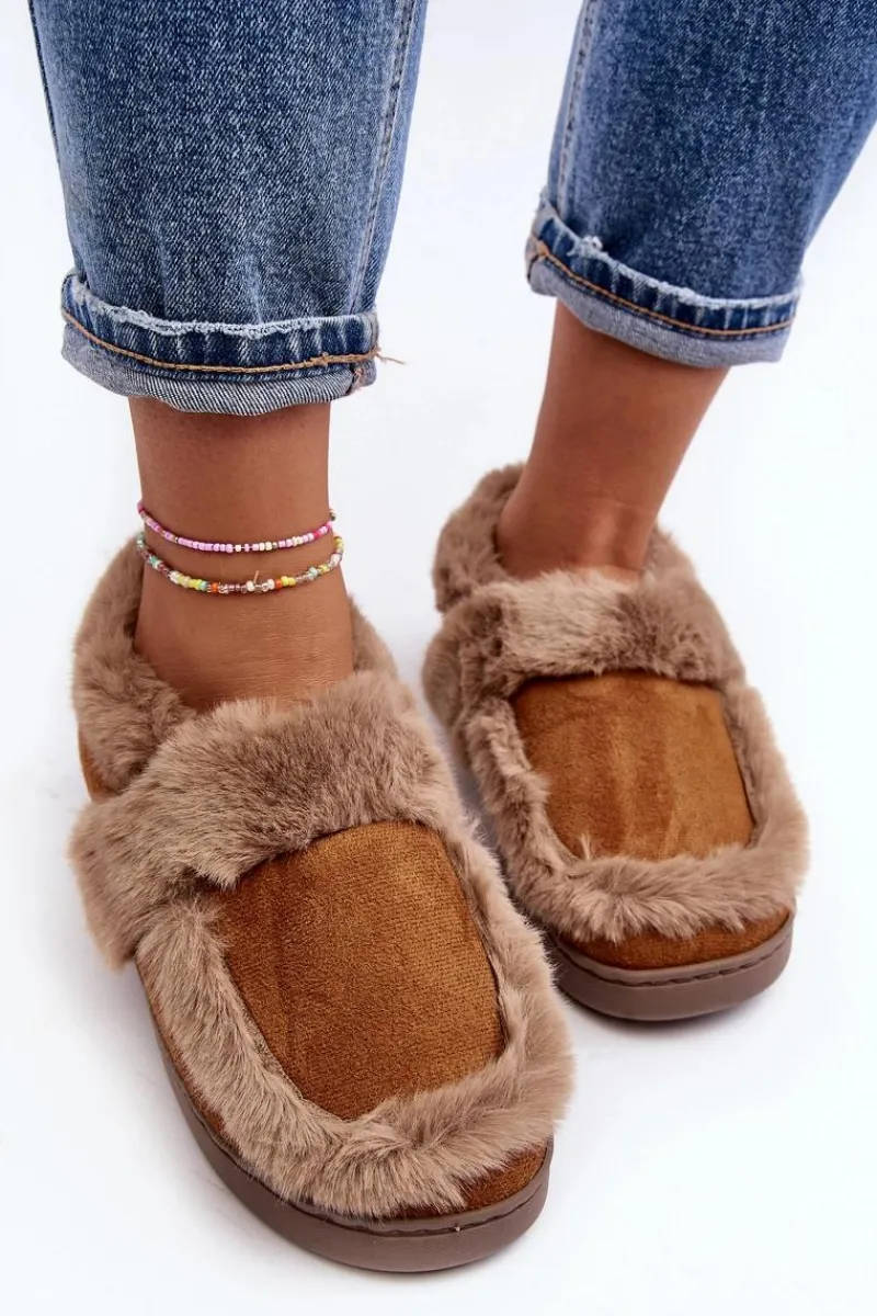 Online Boto Damskie Kapcie Z Futerkiem Camel Sailey