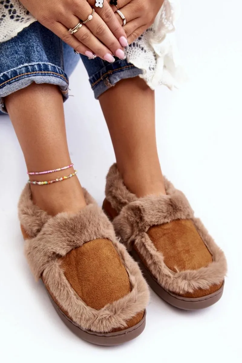 Online Boto Damskie Kapcie Z Futerkiem Camel Sailey