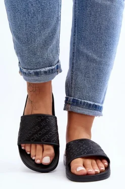 Best Cross Jeans Damskie Klapki FF2R4153C Czarne