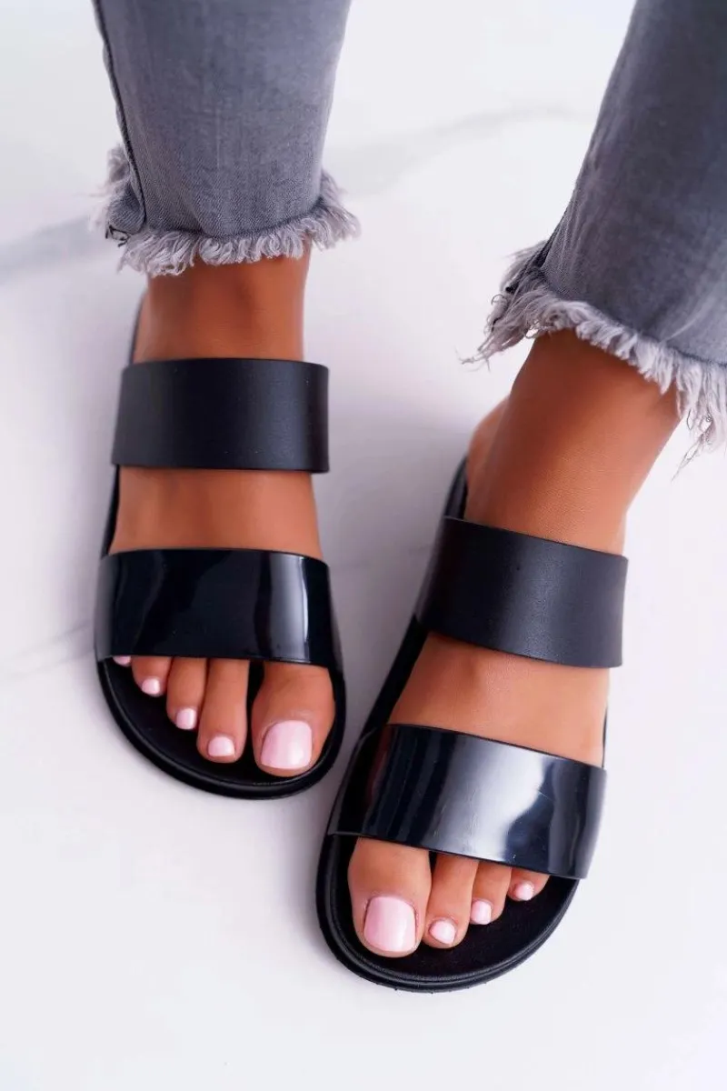 Klapki Sportowe|Klapki Damskie Klasyczne>Boto Damskie Klapki Czarne Viane