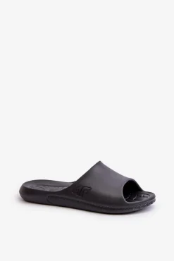 Klapki Sportowe|Klapki Damskie Klasyczne>4F Damskie Klapki MM00FFLIF093A-20S Czarne Czarny