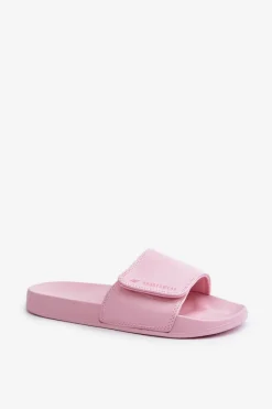 Outlet 4F Damskie Klapki MM00FFLIF031A-56S Jasnoróżowe Różowy