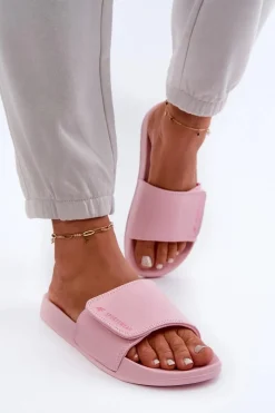 Outlet 4F Damskie Klapki MM00FFLIF031A-56S Jasnoróżowe Różowy