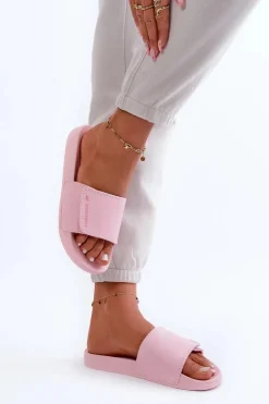 Outlet 4F Damskie Klapki MM00FFLIF031A-56S Jasnoróżowe Różowy