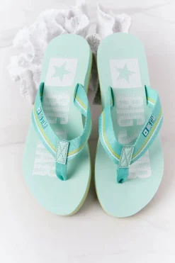 Sale Damskie Klapki Japonki Big Star HH274A061 Jasnozielone Damskie Klapki Damskie Big Star|Klapki Damskie Japonki
