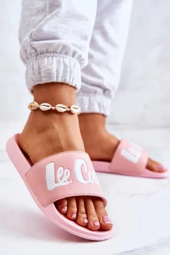 Best Damskie Klapki LCW-22-42-0998 Różowe Damskie Klapki Damskie Klasyczne