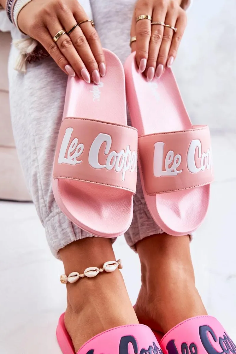 Best Damskie Klapki LCW-22-42-0998 Różowe Damskie Klapki Damskie Klasyczne