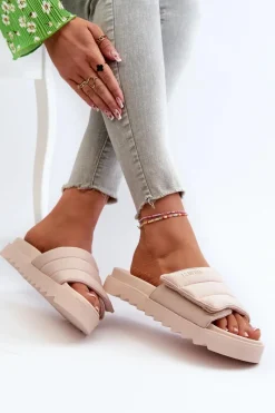 Klapki Damskie Big Star|Klapki Na Platformie><noscript><img width=