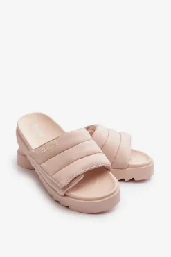 Klapki Damskie Big Star|Klapki Na Platformie><noscript><img width=