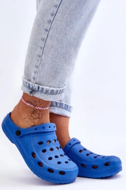 Discount Boto Damskie Klapki e Piankowe EVA Niebieski