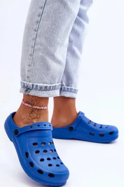 Discount Boto Damskie Klapki e Piankowe EVA Niebieski