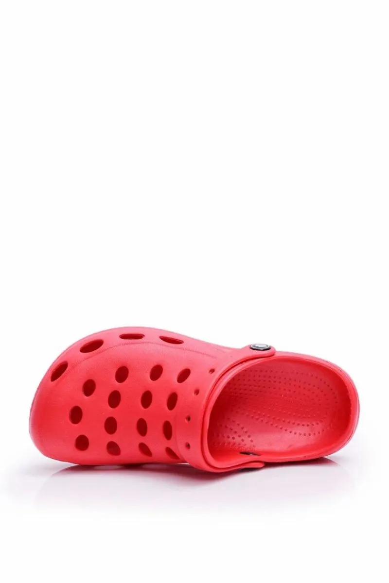 Sale Damskie Klapki Sandały Do Ogrodu Czerwone Piankowe EVA Damskie Klapki Damskie Klasyczne