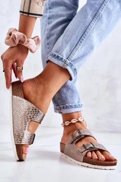 Klapki Damskie Klasyczne><noscript><img width=