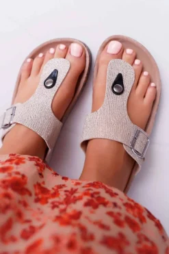 Hot Damskie Klapki Złote Japonki Baisan Damskie Klapki Damskie Japonki