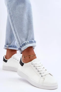 Buty Sportowe Na Platformie|Sneakersy Damskie></noscript>Boto Damskie Klasyczne Buty Sportowe Biało-Czarne Corrine