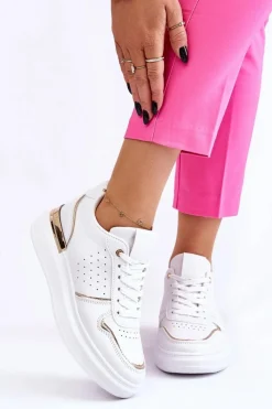 Sale Boto Damskie Klasyczne Buty Sportowe Białe Elijah