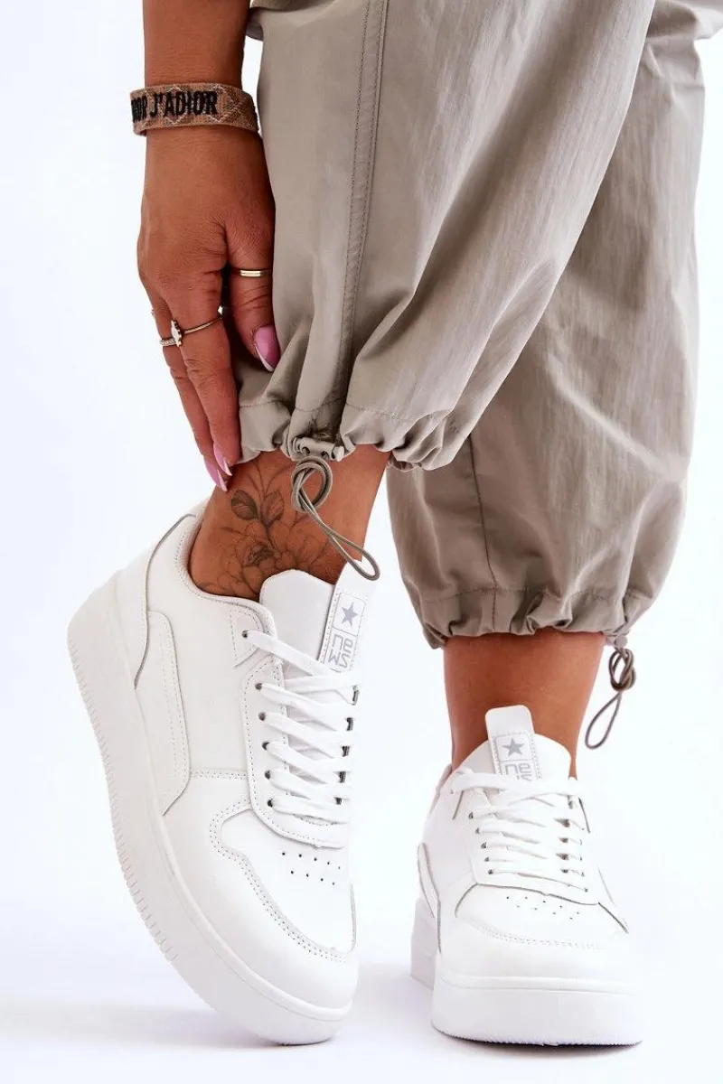 New Evento Damskie Klasyczne Sportowe Buty Białe Juliano