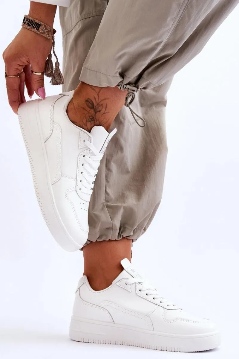 New Evento Damskie Klasyczne Sportowe Buty Białe Juliano