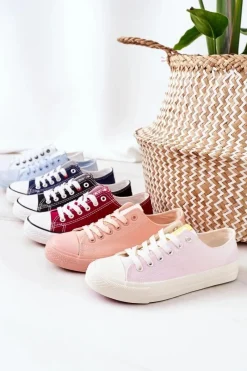 Online Evento Damskie Klasyczne Trampki Niebieskie Ecoma