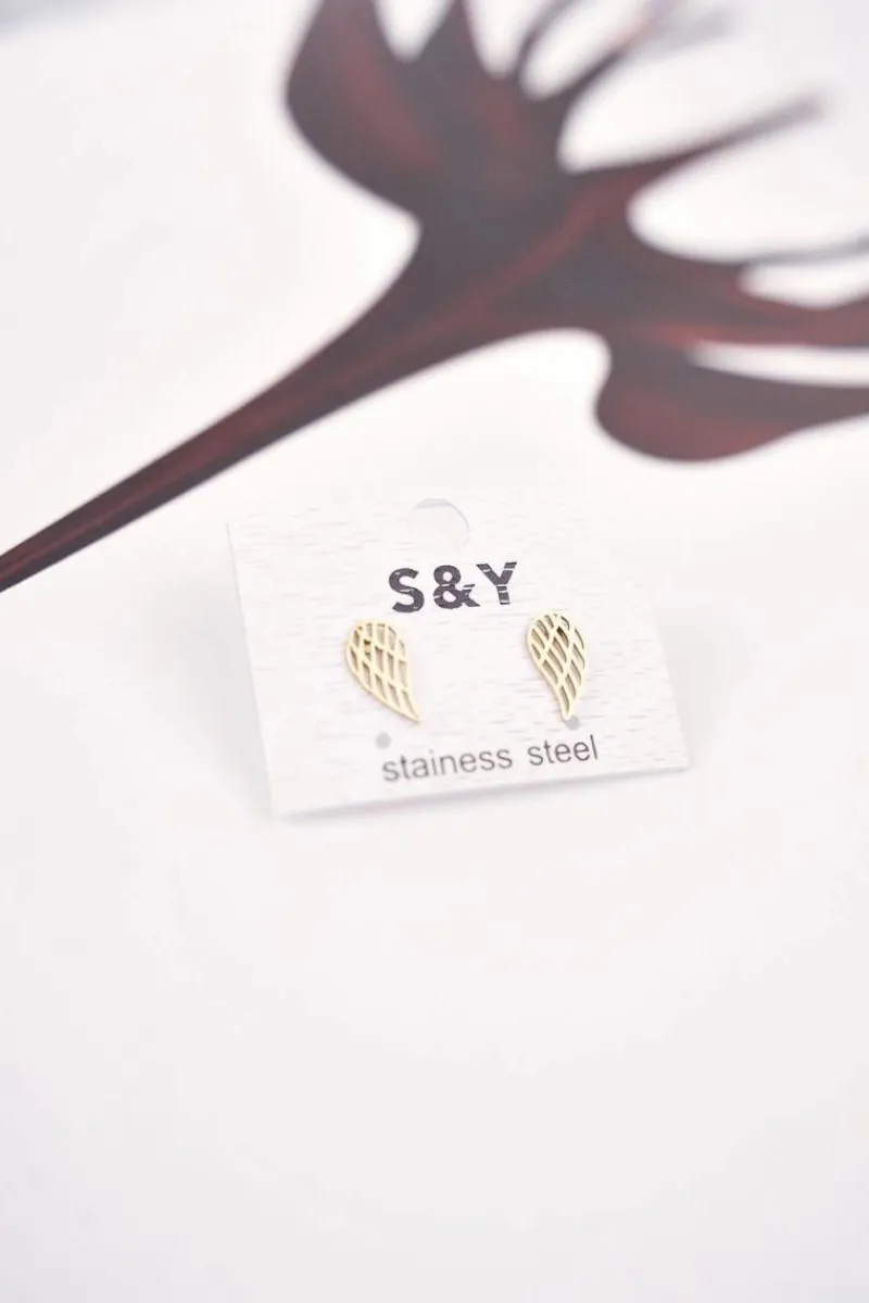 Outlet Damskie Kolczyki Złote Fly Away Kolczyki