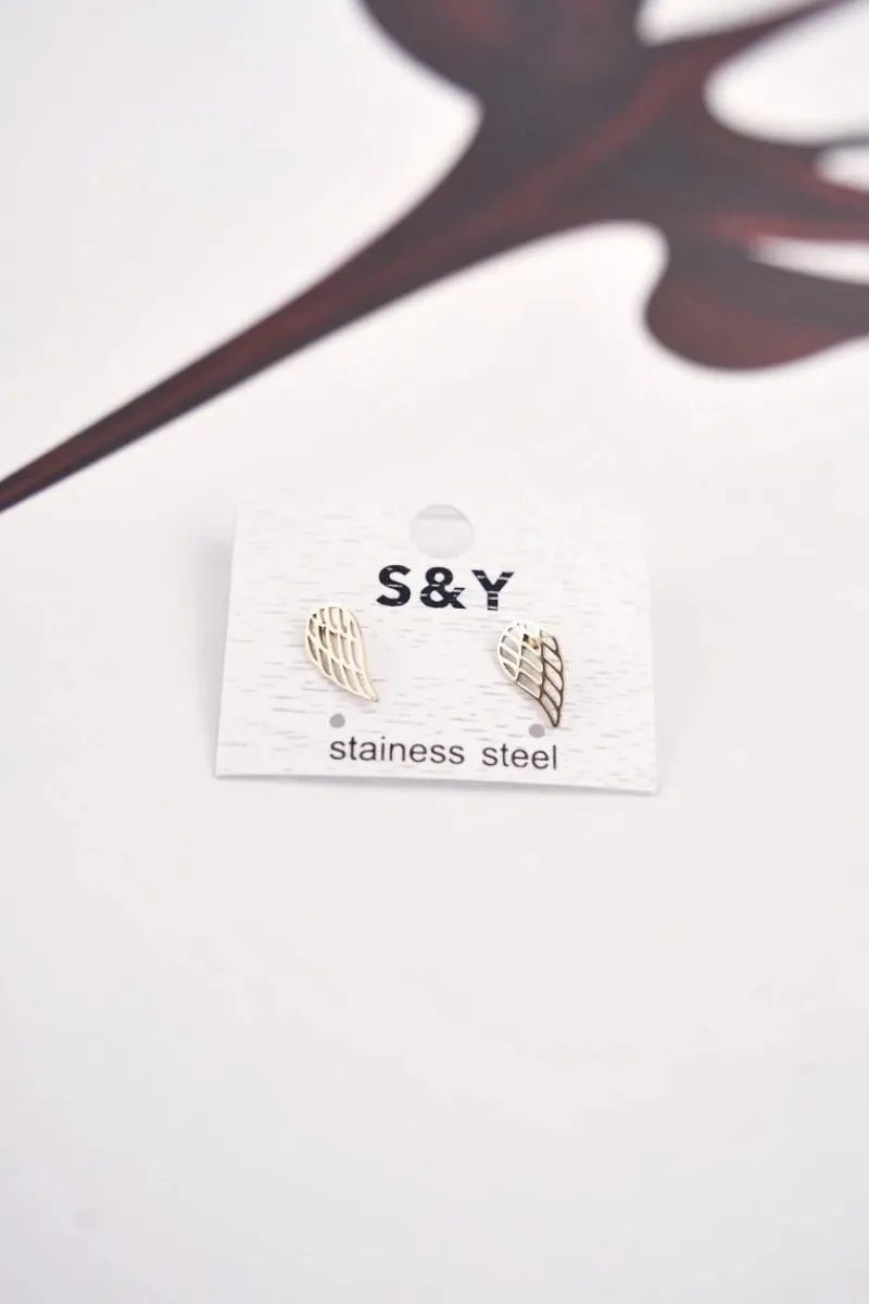 Outlet Damskie Kolczyki Złote Fly Away Kolczyki