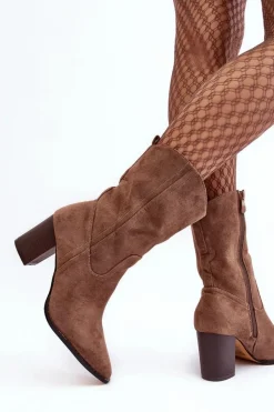 Botki Wiosenne|Brązowe I Beżowe Botki><noscript><img width=