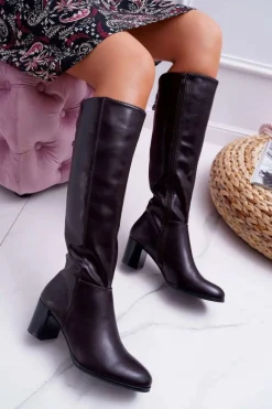 Hot Buty Sergio Leone Damskie Kozaki Sergio Leone Brązowe KZ273