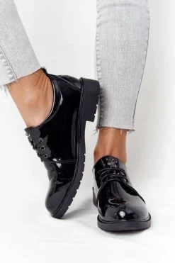 Półbuty Lakierowane><noscript><img width=