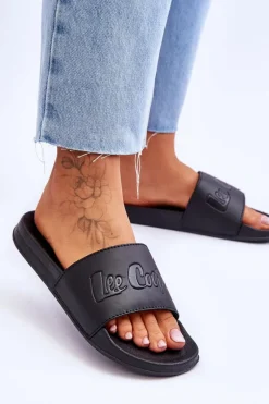 Hot Lee Cooper Damskie Lekkie Klapki LCW-23-42-1732 Czarne