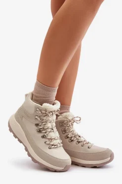 Trekkingowe Damskie|Botki Ocieplane><noscript><img width=