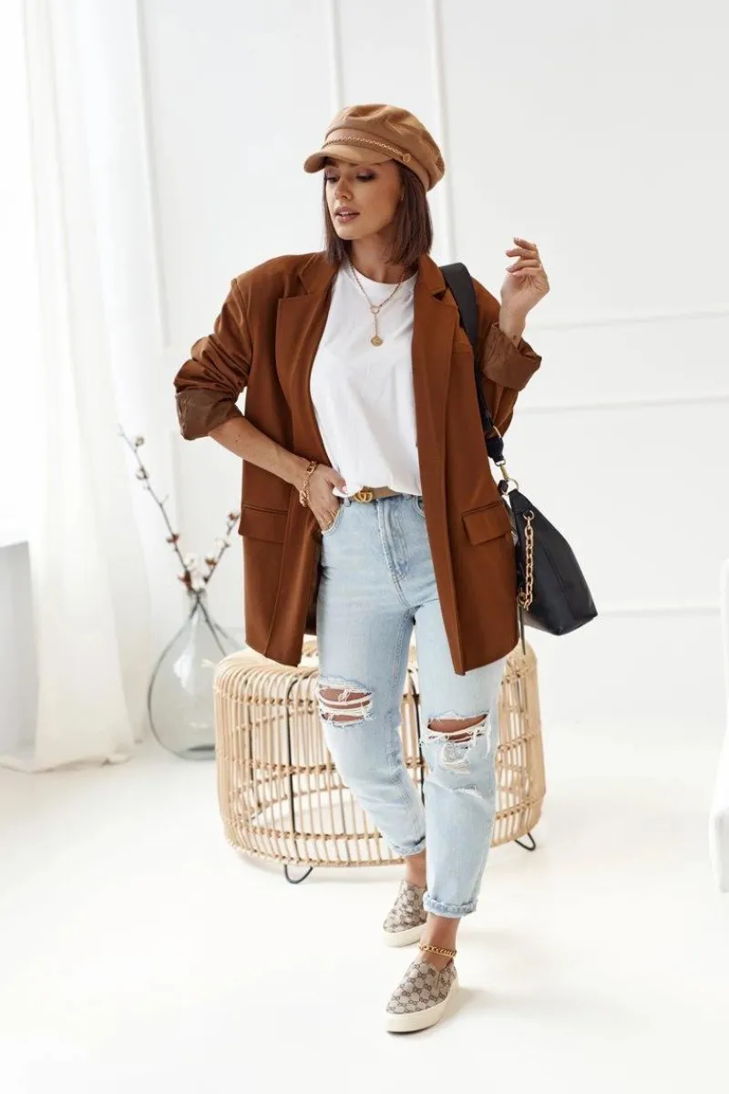 Trampki Damskie Niskie>Boto Damskie Logowane Tenisówki Slip-On Khaki Challenge