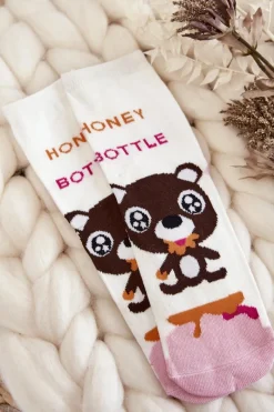 Discount Damskie Śmieszne Skarpetki Ze Zwierzątkami 5-Pak Multikolor Skarpetki|Skarpetki