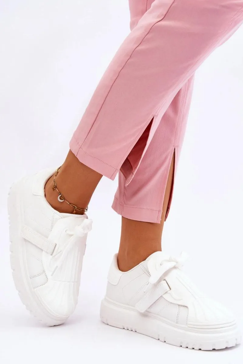 Sneakersy Damskie>Boto Damskie Modne Sportowe Buty Białe Genesis