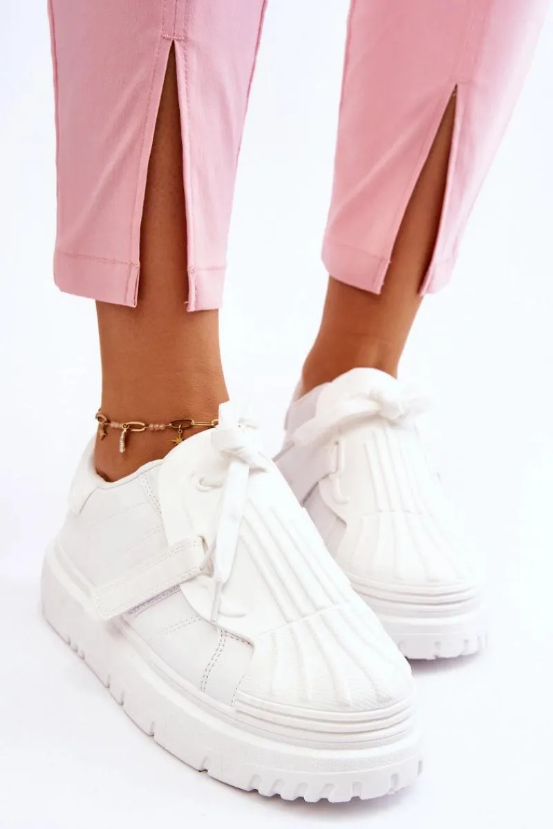 Sneakersy Damskie>Boto Damskie Modne Sportowe Buty Białe Genesis