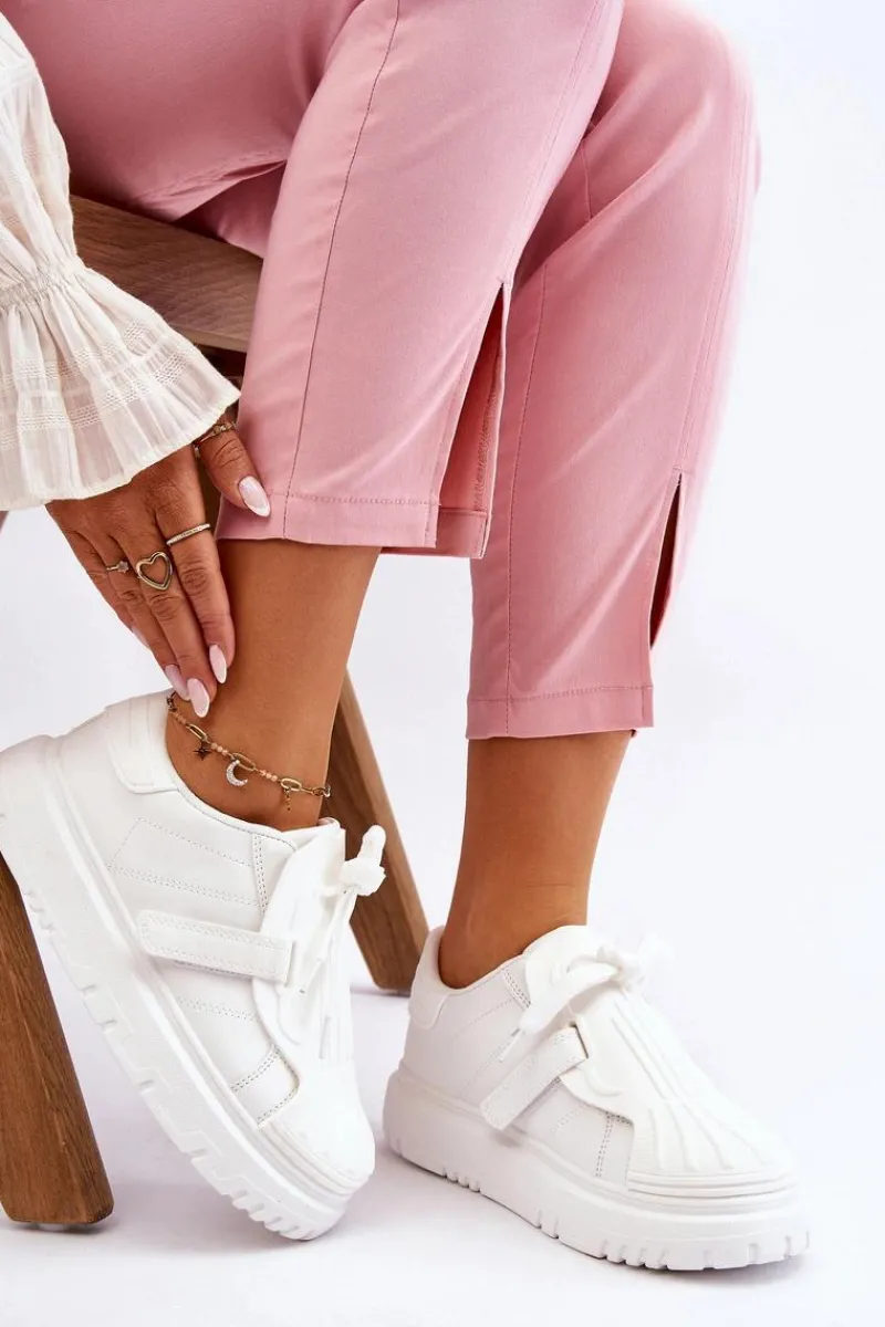 Sneakersy Damskie>Boto Damskie Modne Sportowe Buty Białe Genesis