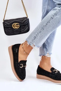 Mokasyny Na Platformie|Mokasyny Damskie Zamszowe></noscript>Boto Damskie Mokasyny Na Platformie Czarne Danny