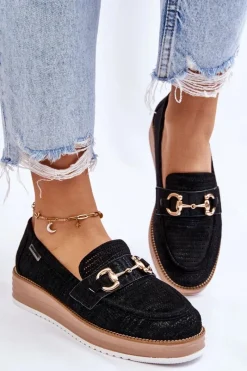 Mokasyny Na Platformie|Mokasyny Damskie Zamszowe></noscript>Boto Damskie Mokasyny Na Platformie Czarne Danny