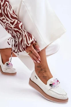 Mokasyny Na Platformie|Mokasyny Damskie Zamszowe><noscript><img width=