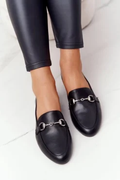 Mokasyny Damskie Skórzane><noscript><img width=