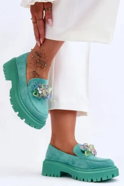 Mokasyny Damskie Skórzane|Mokasyny Na Platformie><noscript><img width=